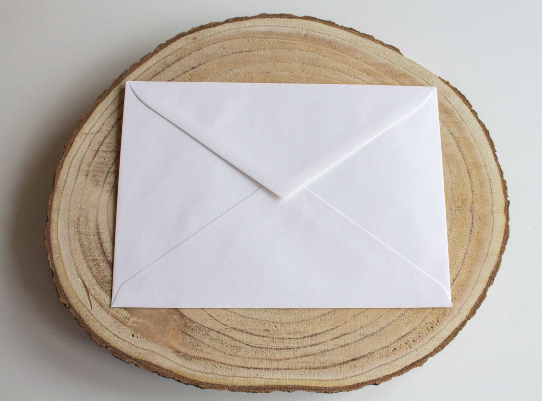 Sobre blanco textura para invitaciones de boda baratas Zaragoza