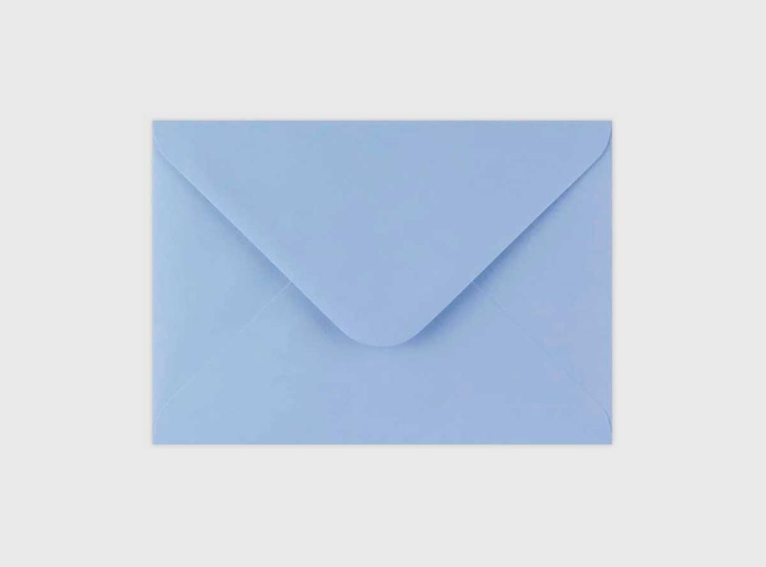 Sobre Azul Claro invitaciones de boda