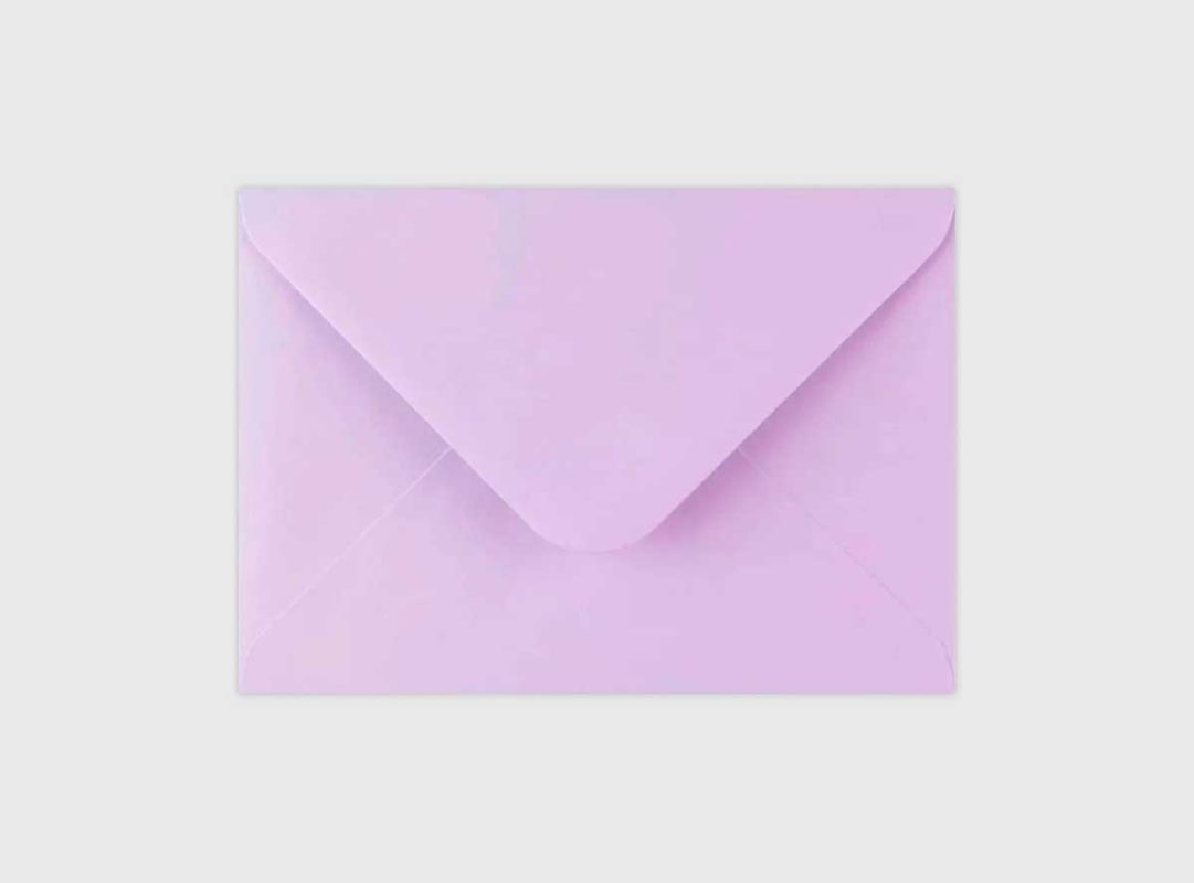 Sobre lila invitaciones de boda Zaragoza