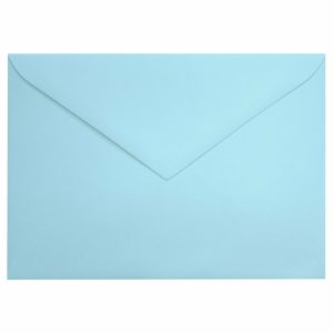 sobre azul celeste de alta calidad para invitaciones de boda