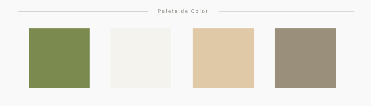 Paleta colores Oliva