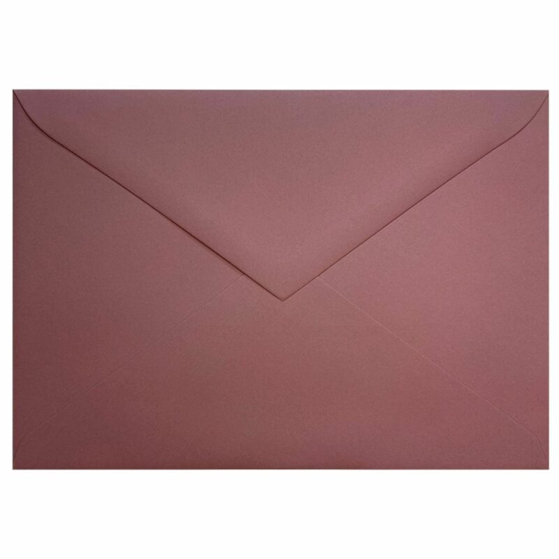 Sobre Dusty rosa antiguo para invitaciones de boda