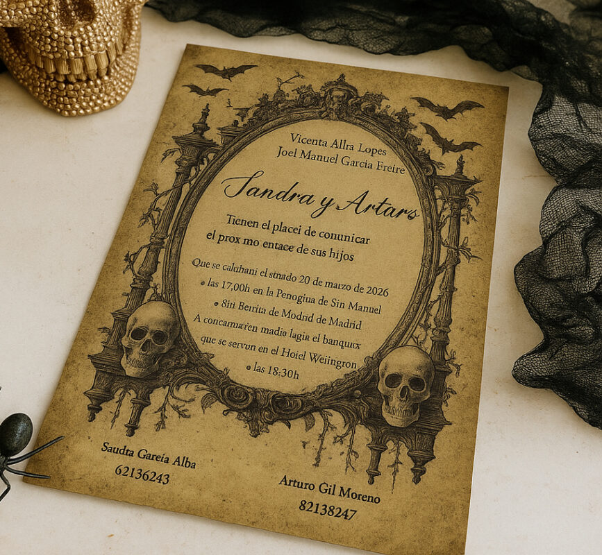 Una boda en Halloween The Sweet Dates