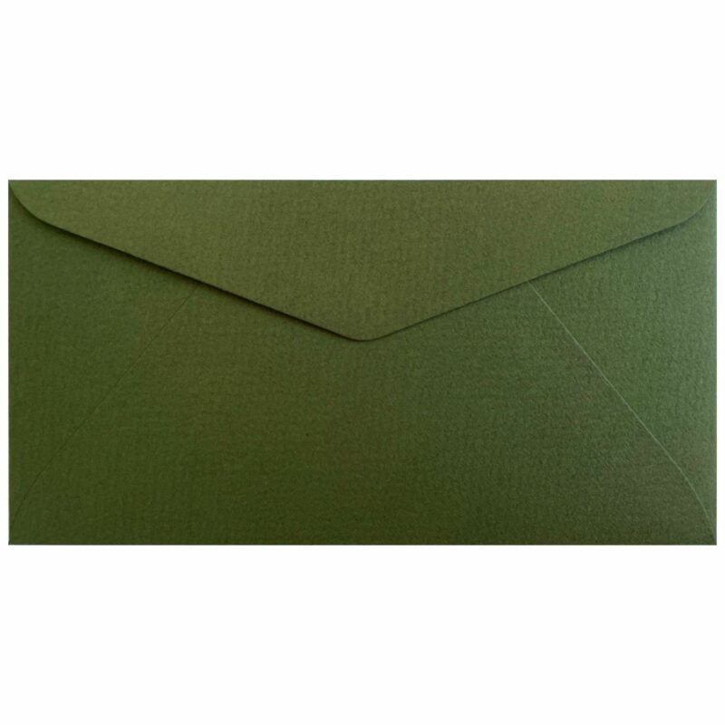 Sobre americano dl verde oliva textura invitaciones de boda zaragoza