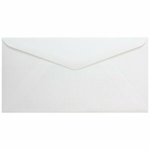 Sobre americano verjurado blanco invitaciones de boda