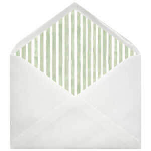 Sobre C5 Blanco forrado para invitaciones de boda