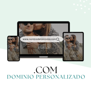 Dominio .com para web de boda